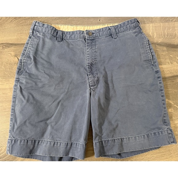 Sjb Other - SJB Mens Denim Shorts Blue Flat Front Pockets Medium Wash 100% Cotton 36
